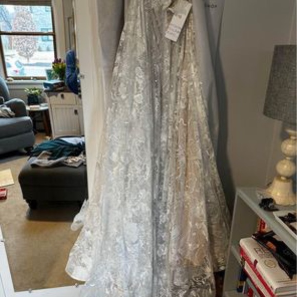 Brand New Rish Bridal Carolina Flowy Wedding Skirt size 6 - Picture 5 of 14